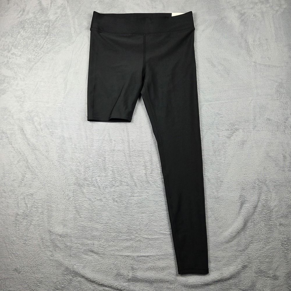 DSG One Leg Compression Leggings Women Size M Black New Asymmetrical Athletic